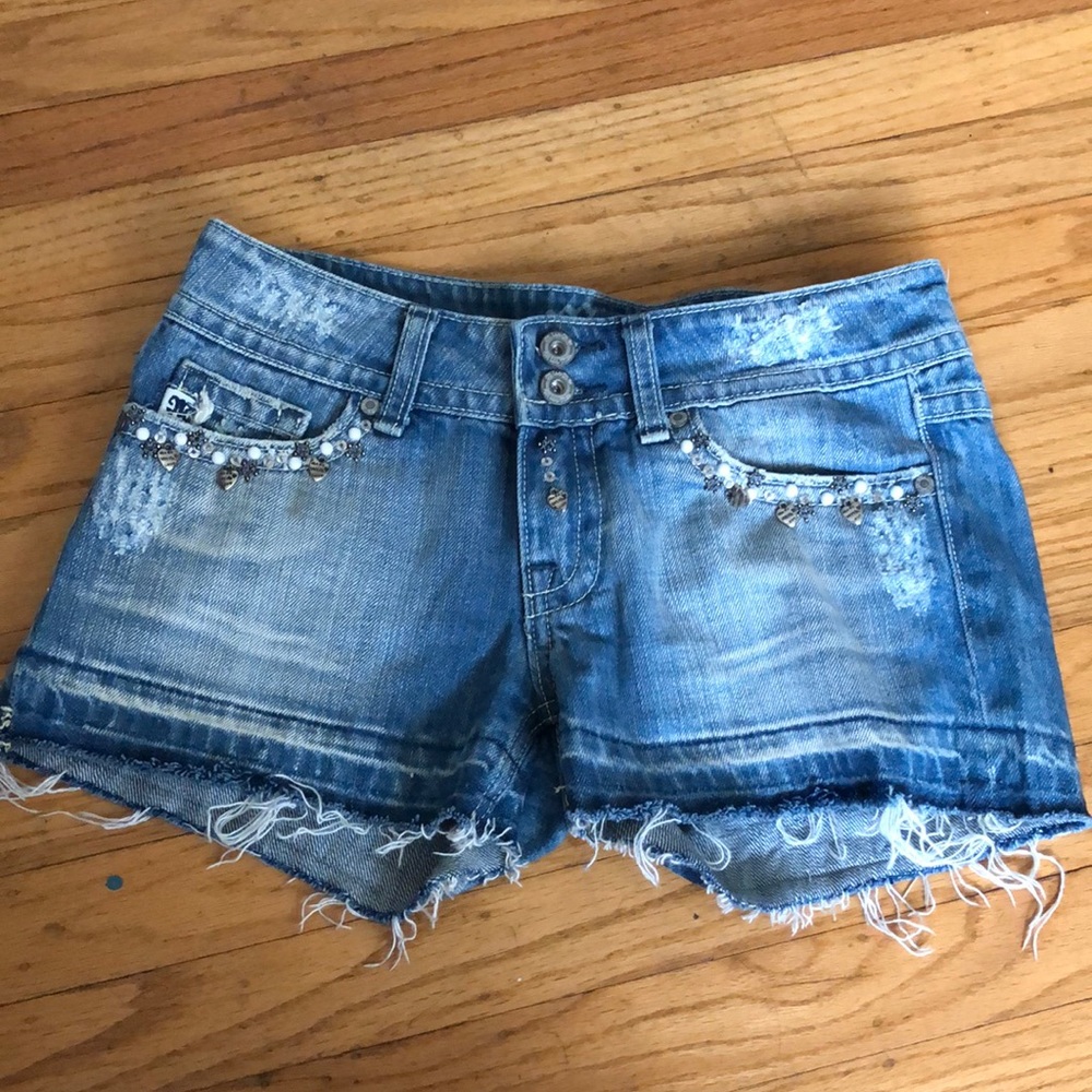 Miss Me Distressed Shorts